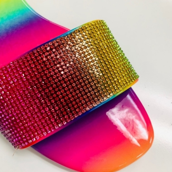Rainbow Rhined Slides - Picture 2 of 2